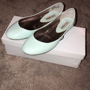 Mint green Steve Madden flats